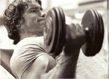 arnold schwarzenegger training